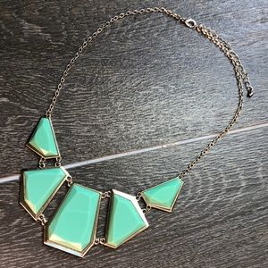 Chunky Mint Statement Necklace